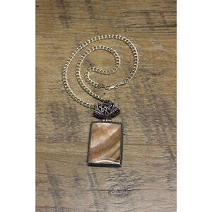 ExEx Claudia Agudelo Pendant Necklace Sterling Abalone Mother of Pearl Jewelry